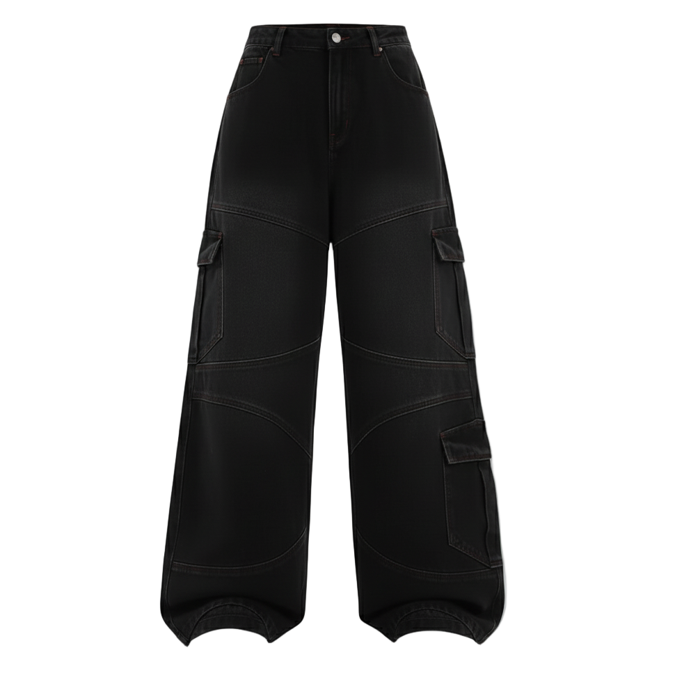 Baggy Cargo Deconstruction Jeans