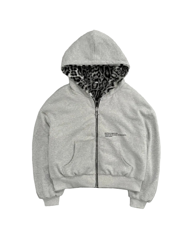 Reversible Zipper Hoodie