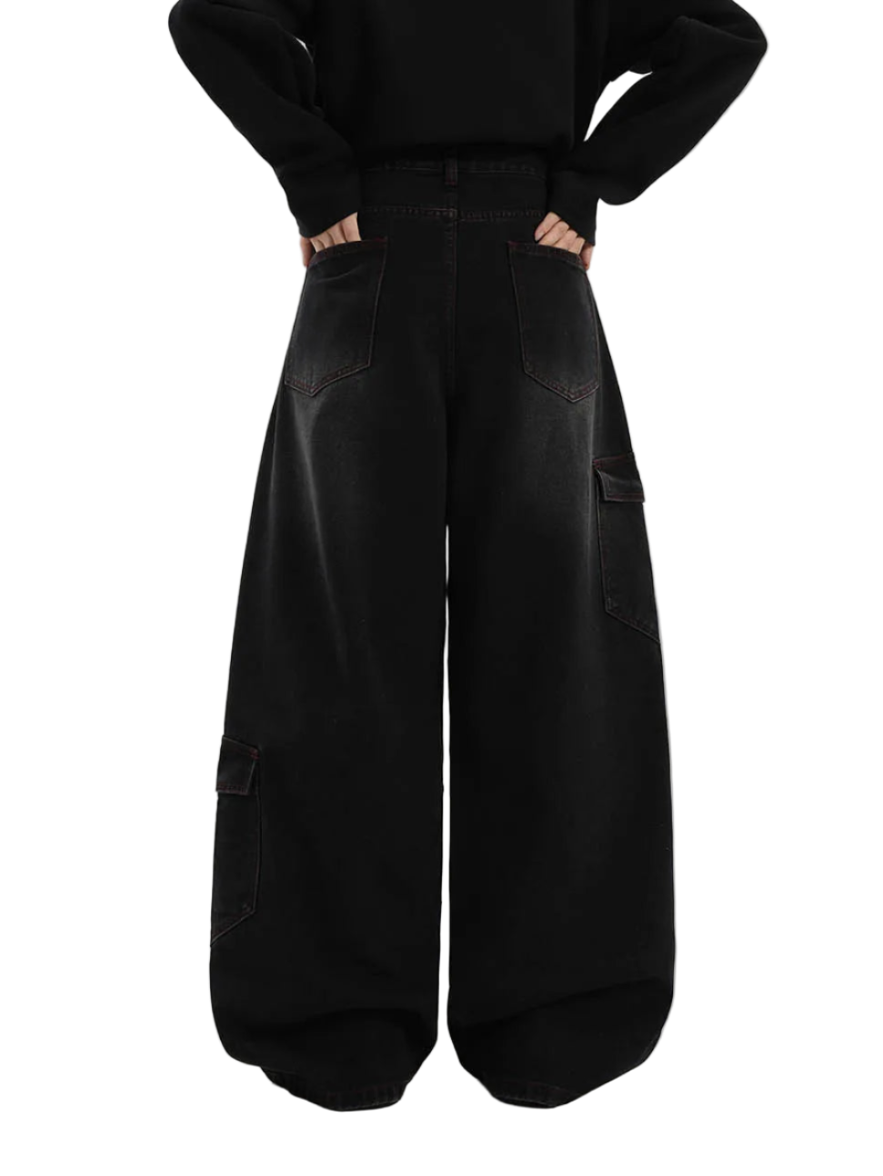 Baggy Cargo Deconstruction Jeans
