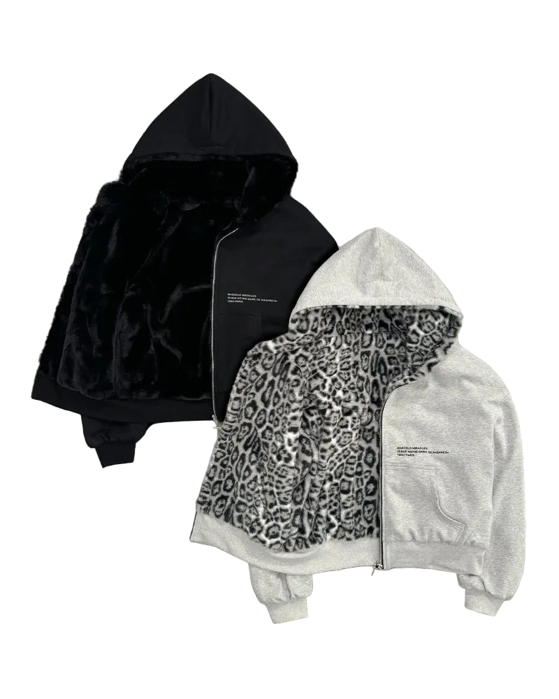 Reversible Zipper Hoodie