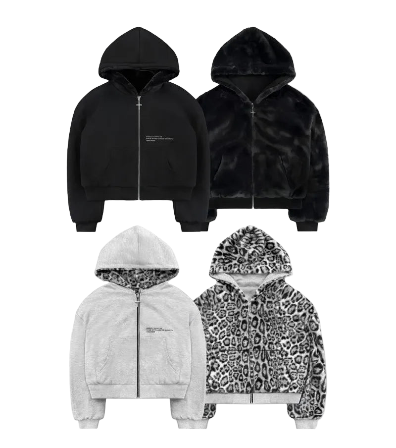 Reversible Zipper Hoodie