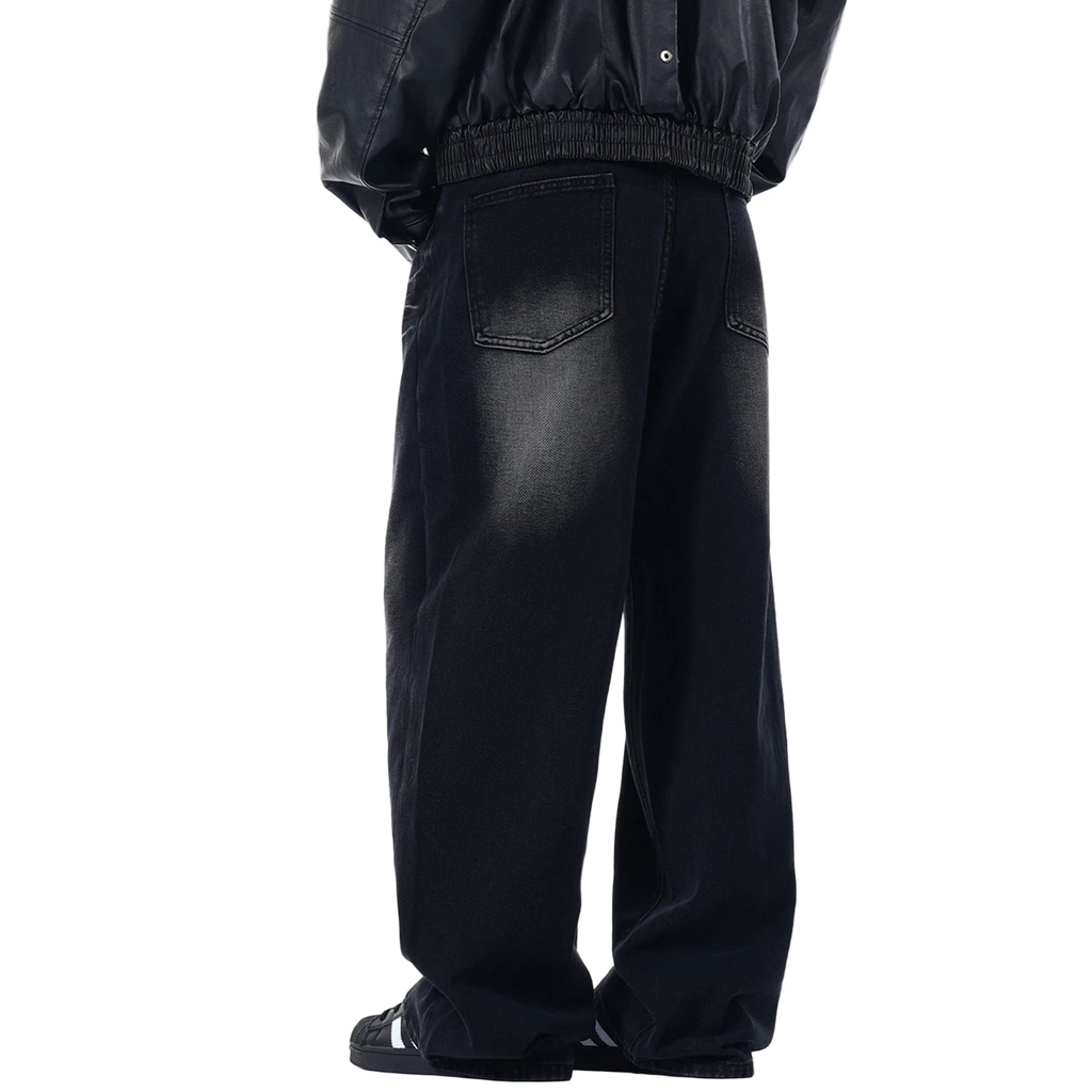 High Street Loose Straight Wide Leg Jeans