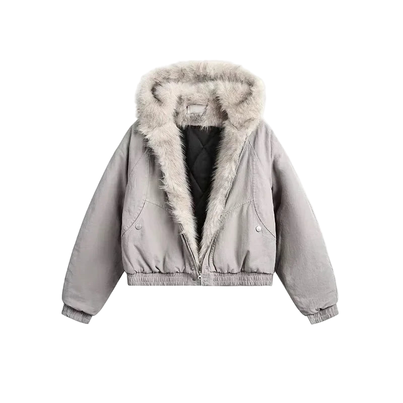 Fur Collar Cotton Jacket