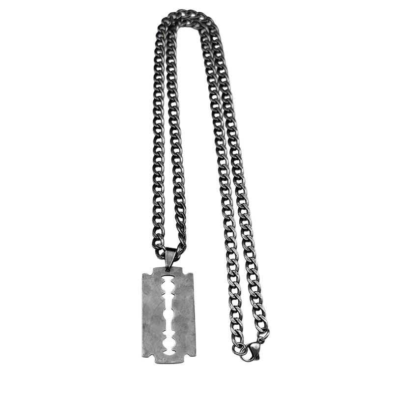 Razor Blade Pendant Chain