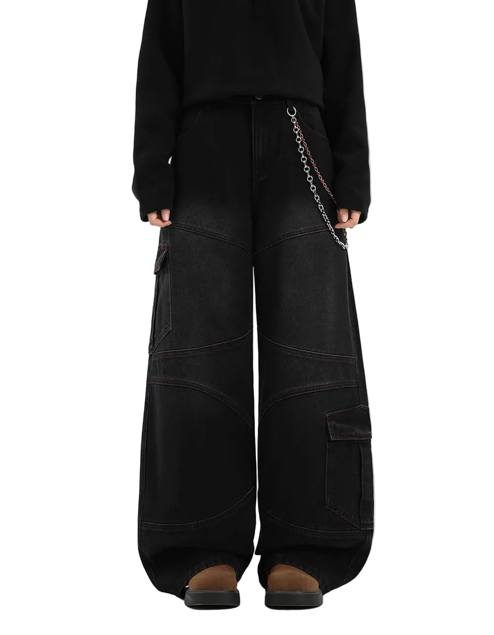 Baggy Cargo Deconstruction Jeans
