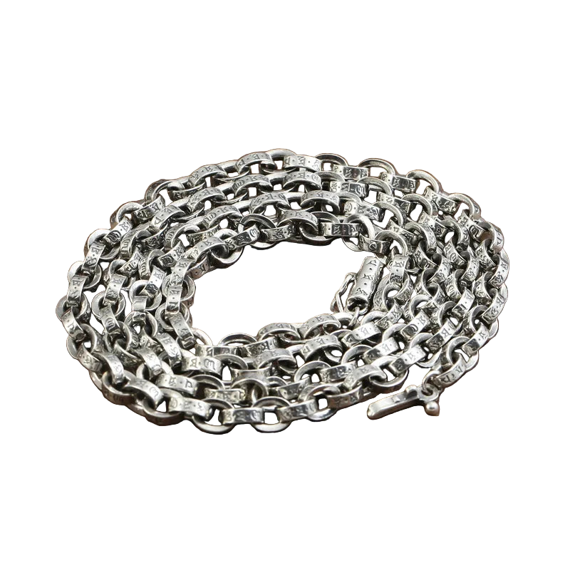 S925 Silver Distressed Chain/Bracelet