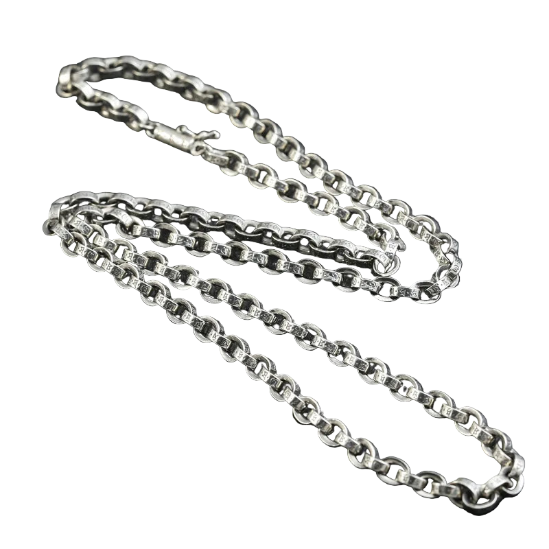 S925 Silver Distressed Chain/Bracelet