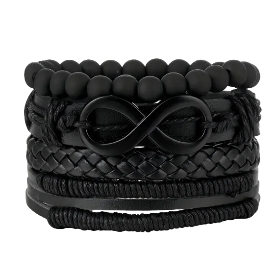 Multilayer Antique Leather Bracelet Sets