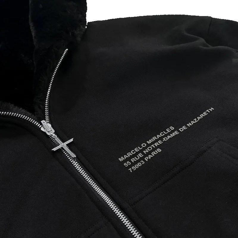 Reversible Zipper Hoodie