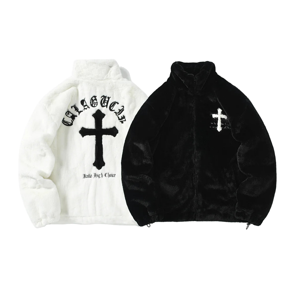 Fur Fleece Cross Jacket