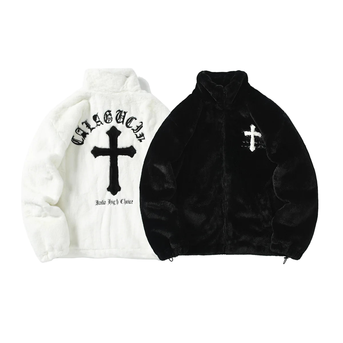 Fur Fleece Cross Jacket