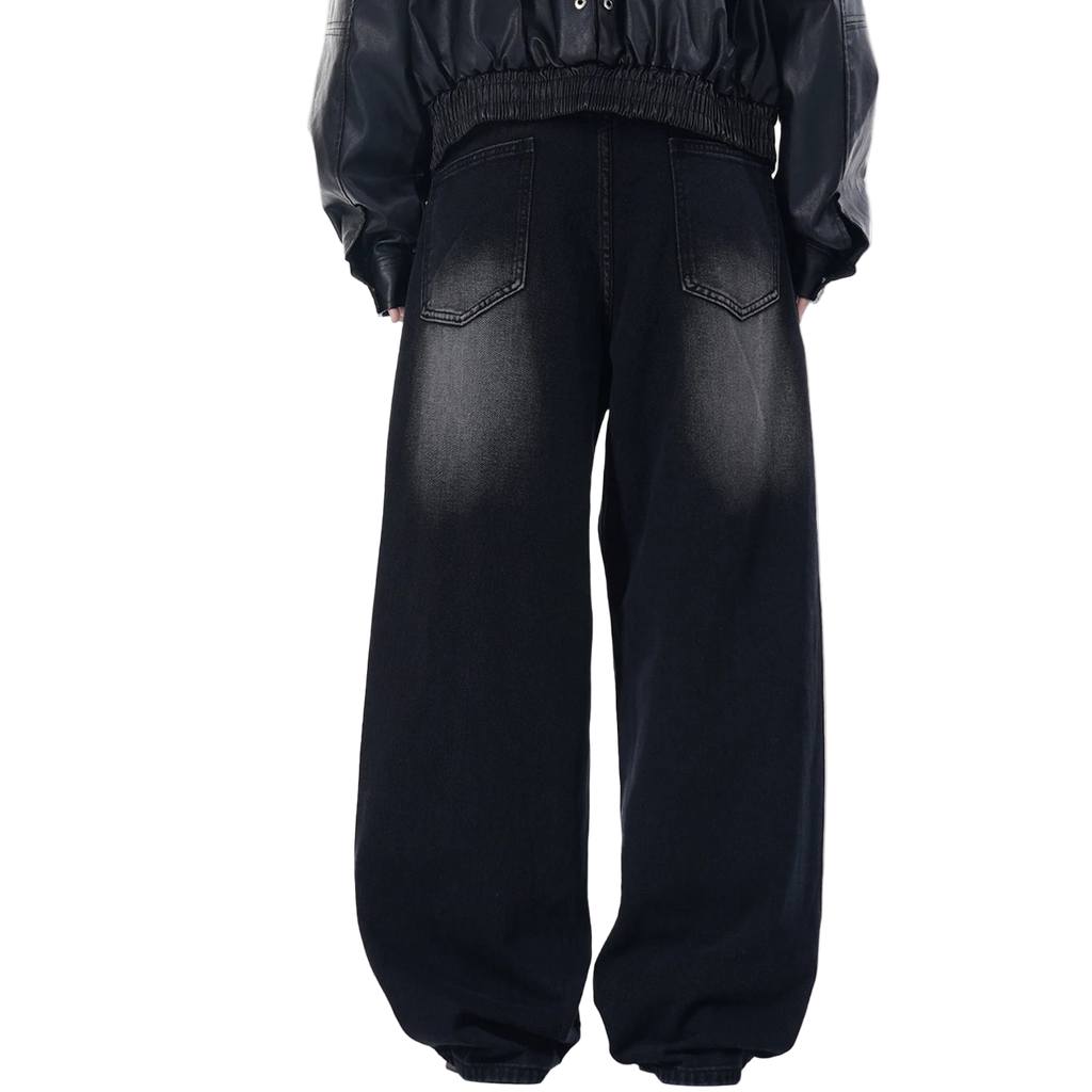 High Street Loose Straight Wide Leg Jeans