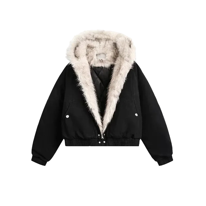 Fur Collar Cotton Jacket