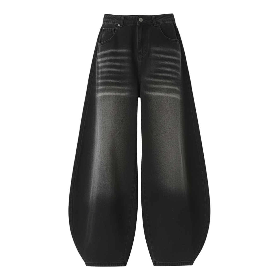 Embroidered Machete Wide Leg Jeans