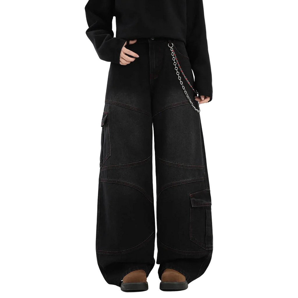 Baggy Cargo Deconstruction Jeans