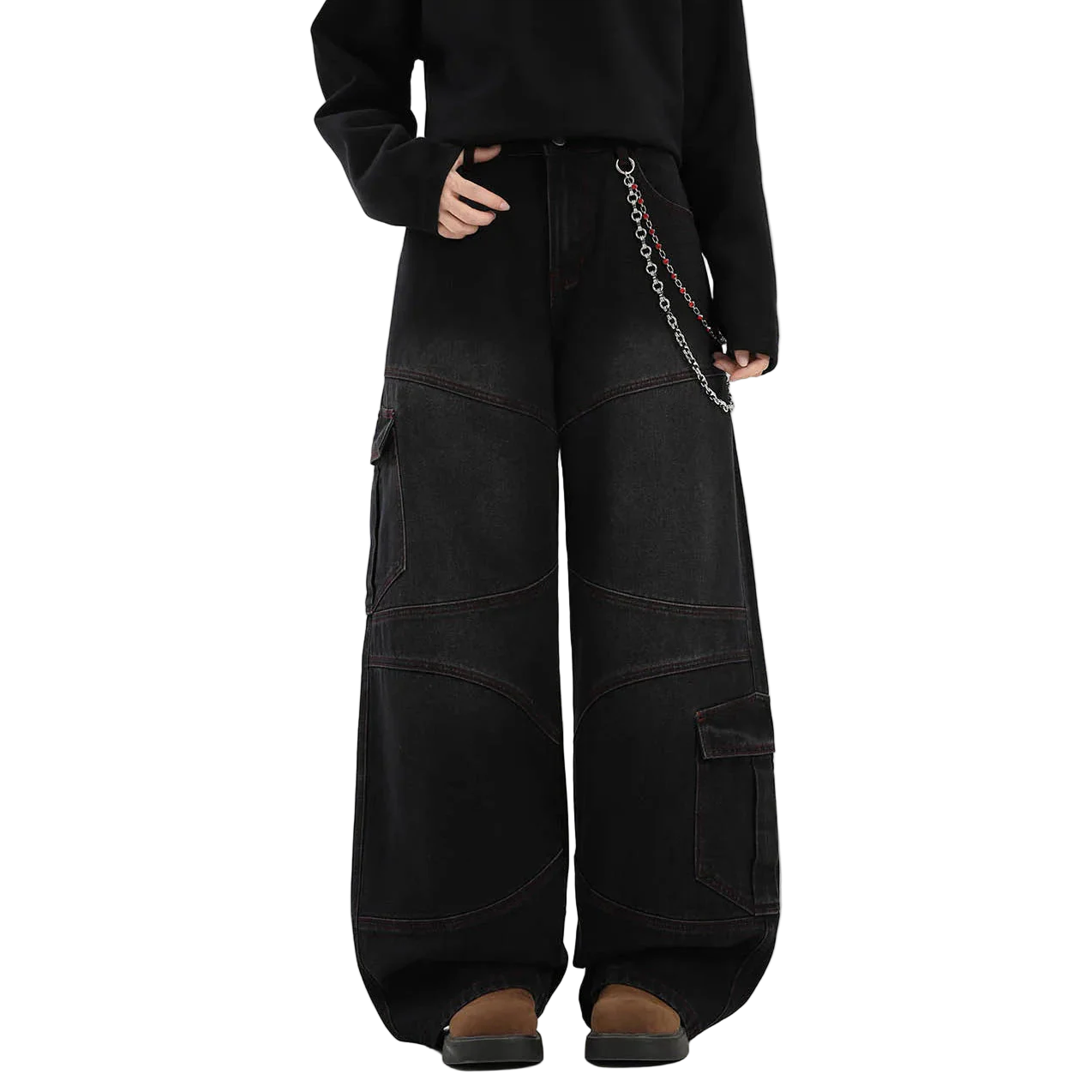 Baggy Cargo Deconstruction Jeans