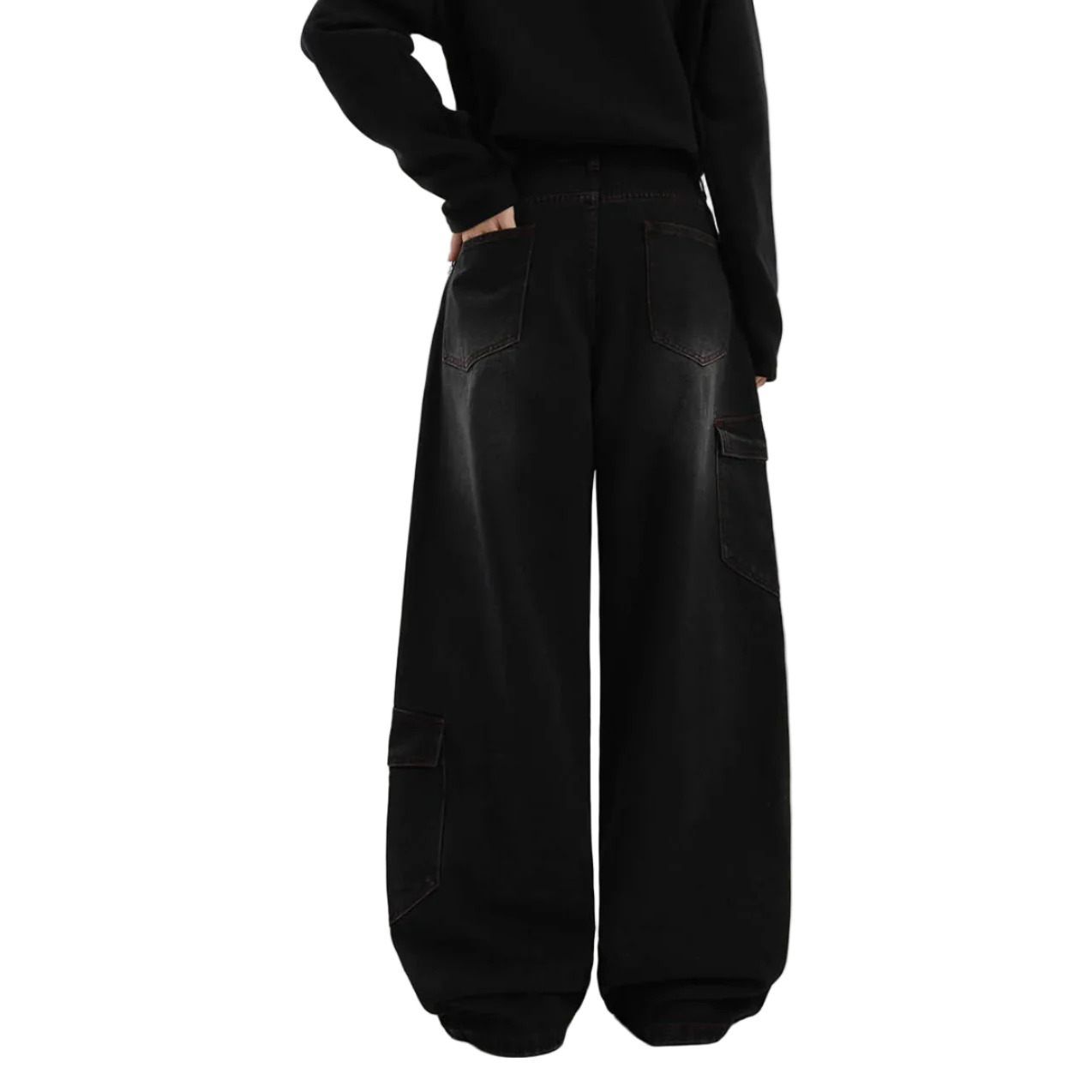 Baggy Cargo Deconstruction Jeans