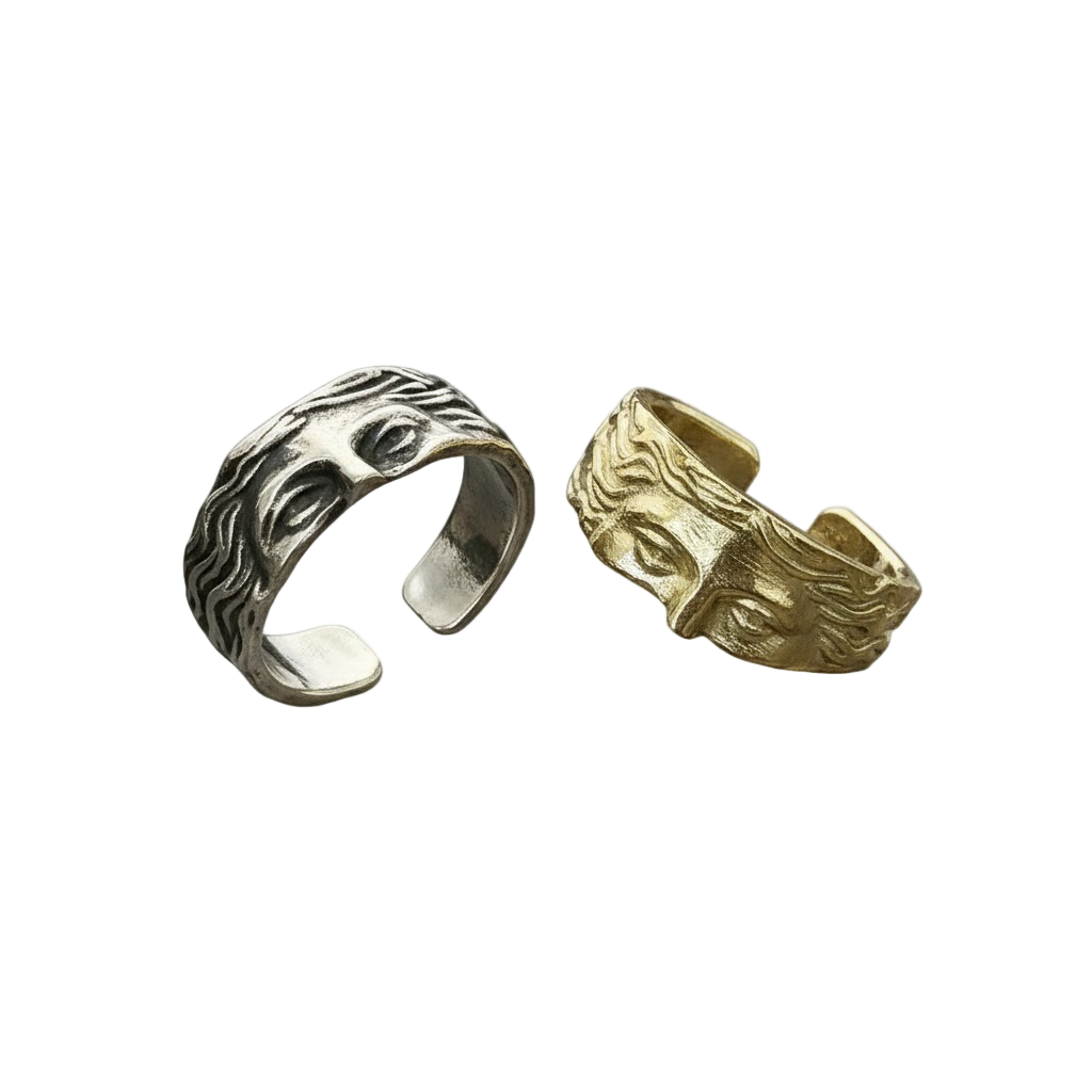 Venus Half Mask Ring
