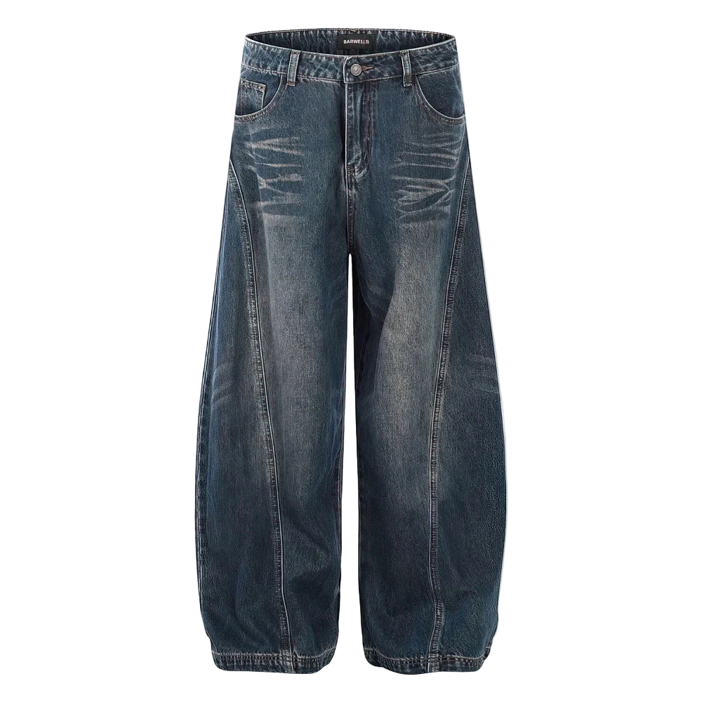 Vintage Stone Washed Baggy Jeans
