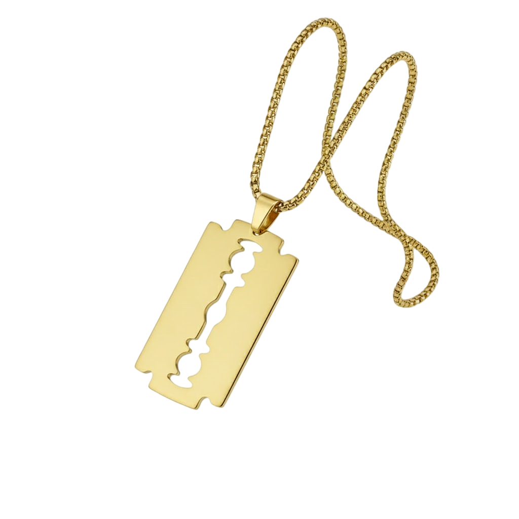Razor Blade Pendant Chain