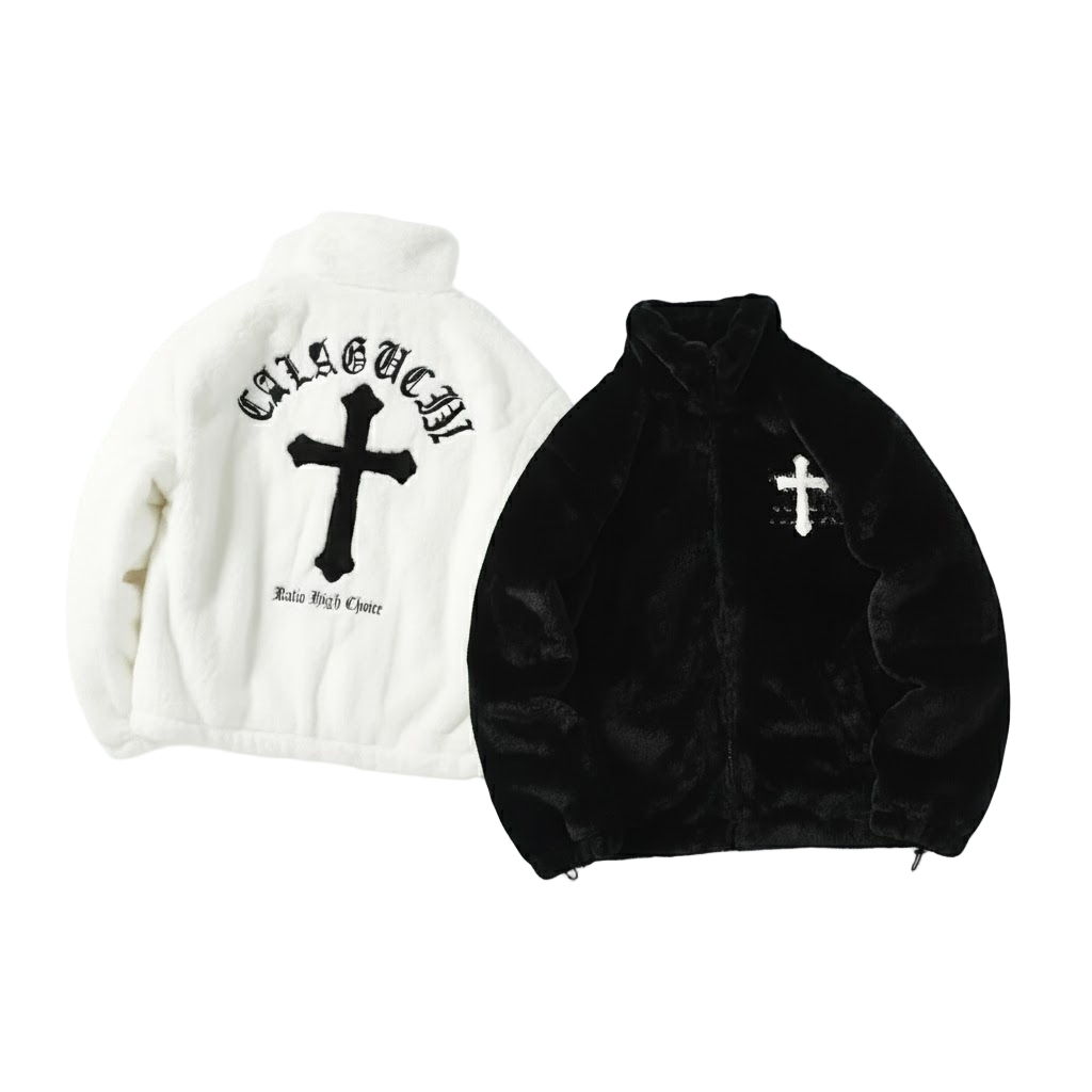 Fur Fleece Cross Jacket