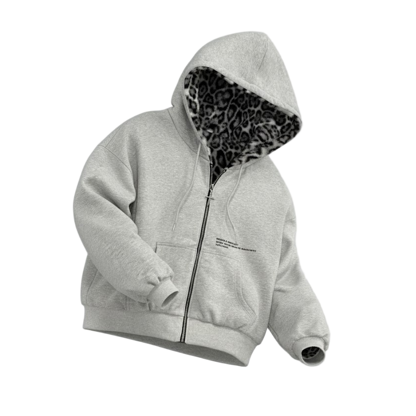 Reversible Zipper Hoodie